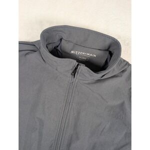 Mizzen + Main Performance Dalton Jacket Mens 2XL Light Blue Lined Hooded